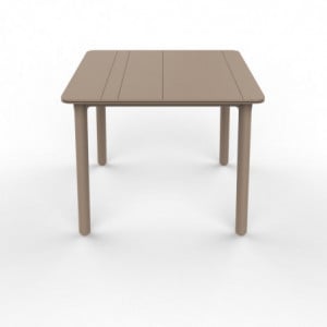 Table Noa Sable à Pieds Sable - 90 x 90 cm Garbar - 1