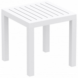 Table D'Appoint - 45 x 45 cm - Blanc Garbar - 1