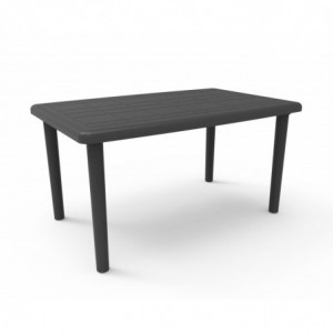 Table Olot - 140 x 90 cm - Anthracite Garbar - 1