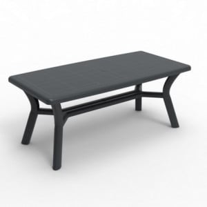 Table Orquidea - 180 x 90 cm - Anthracite Garbar - 1