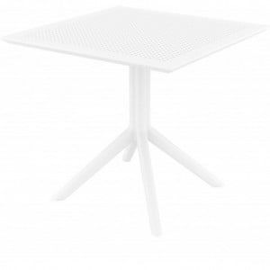 Table Sky - 80 x 80 cm - Blanc Garbar - 1