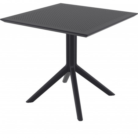 Table Sky - 80 x 80 cm - Noir Garbar - 1 Table Sky - 80 x 80 cm - Noir Garbar - 1
