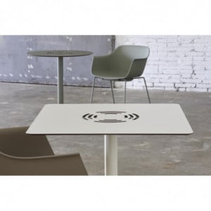 Table Toledo Aire - 70 x 70 cm - Chocolat Resol - 3