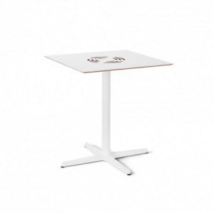 Table Toledo Aire - 70 x 70 cm - Ivoire Resol - 1