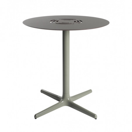 Table Toledo Aire - Ø 70 cm - Gris Vert Resol - 1