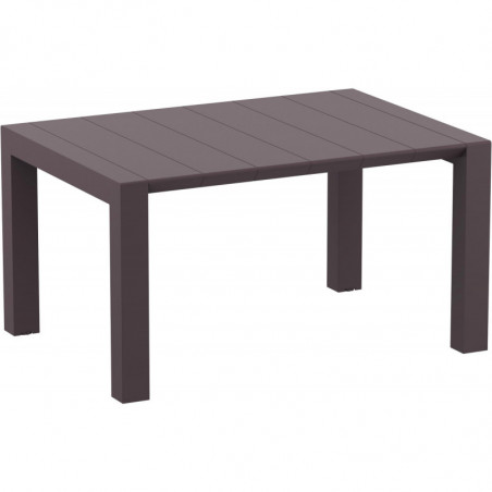 Table Extensible Vegas - 140 x 100 cm - Chocolat Garbar - 1 Table Extensible Vegas - 140 x 100 cm - Chocolat Garbar - 1