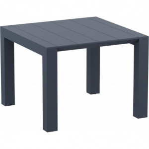 Table Extensible Vegas - 140 x 100 cm - Gris Foncé Garbar - 3