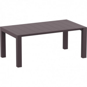Table Extensible Vegas - 180 x 100 cm - Chocolat Garbar - 3