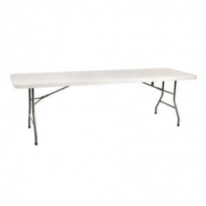 Table Pliante Wagner - 240 x 80 cm - Blanc-Garbar - Fourniresto