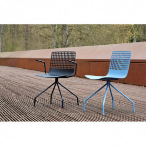 Fauteuil Araignée Wire - Bleu Retro - Lot de 2 Resol - 3