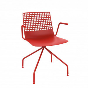 Fauteuil Araignée Wire - Rouge - Lot de 2 Resol - 1