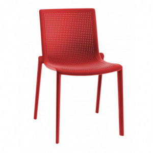 Chaise Beekat - Rouge - Lot de 2 Resol - 1