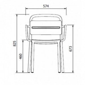 Fauteuil Como - Sable - Lot de 2 Resol - 2