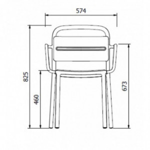 Fauteuil Como - Sable - Lot de 2 Resol - 2