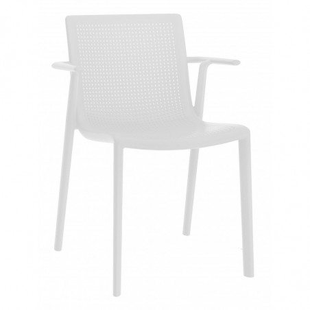 Fauteuil Beekat - Blanc - Lot de 2 Resol - 1