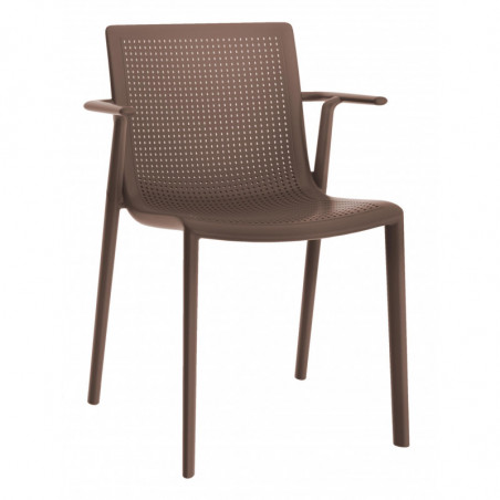 Fauteuil Beekat - Chocolat - Lot de 2 Resol - 1