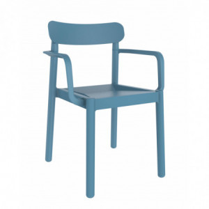 Fauteuil Elba - Bleu Retro - Lot de 4 Garbar - 1