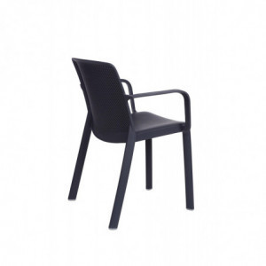 Fauteuil Fresh - Noir - Lot de 4 Garbar - 2