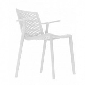 Fauteuil Net-Kat - Blanc - Lot de 2 Resol - 1