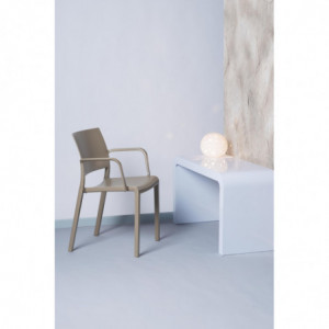 Fauteuil New Fiona - Blanc - Lot de 2 Resol - 3