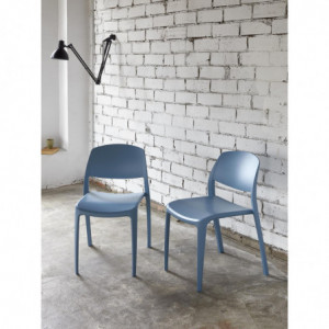 Fauteuil Smart - Bleu Retro - Lot de 4 Resol - 4