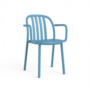 Fauteuil Sue Lamas - Bleu Retro - Lot de 2 Resol - 1