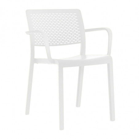 Fauteuil Trama - Blanc - Lot de 2 Resol - 1 Fauteuil Trama - Blanc - Lot de 2 Resol - 1