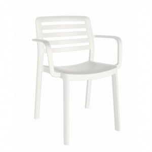 Fauteuil Wind - Blanc - Lot de 4 Garbar - 1