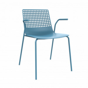 Fauteuil Wind à Structure Bleu Retro - Lot de 2 Resol - 1