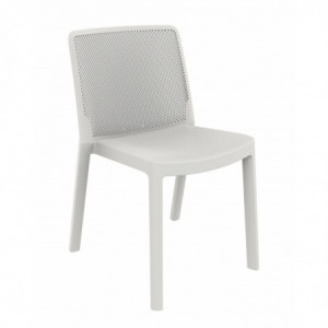 Chaise Fresh - Blanc - Lot de 4 Garbar - 1