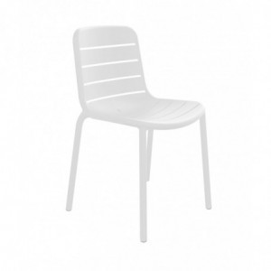 Chaise Gina - Blanc - Lot de 2 Resol - 1