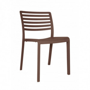 Chaise Lama - Chocolat - Lot de 2 Resol - 1