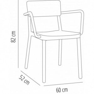 Fauteuil Lisboa - Sable - Lot de 2 Resol - 2