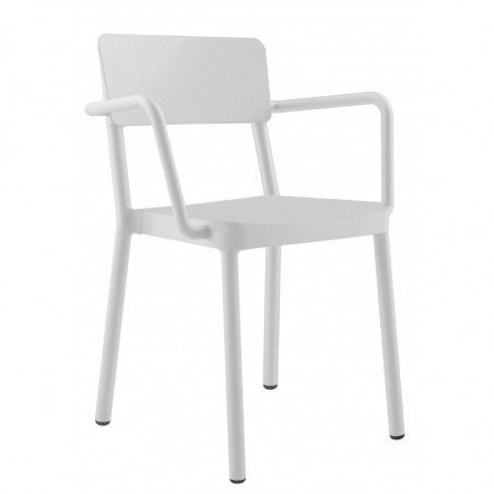 Fauteuil Lisboa - Blanc - Lot de 2 Resol - 1