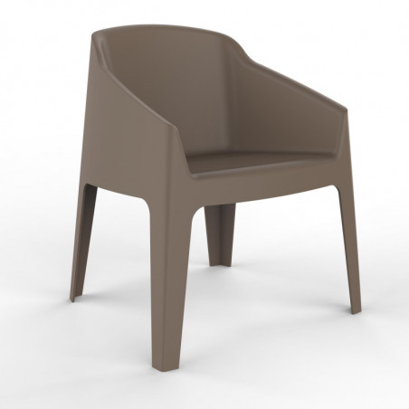 Chaise Lounge Baku - Chocolat - Lot de 2 Garbar - 1 Chaise Lounge Baku - Chocolat - Lot de 2 Garbar - 1