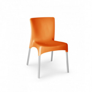 Chaise Moon - Orange - Lot de 2 Garbar - 1