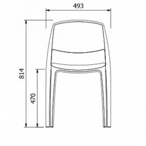 Chaise Smart - Terra Cotta - Lot de 4 Resol - 2