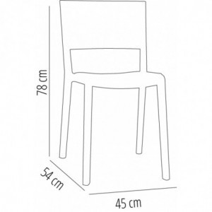 Chaise Spot - Blanc - Lot de 2 Resol - 2