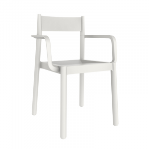 Fauteuil Danna - Blanc - Lot de 4 Garbar - 1