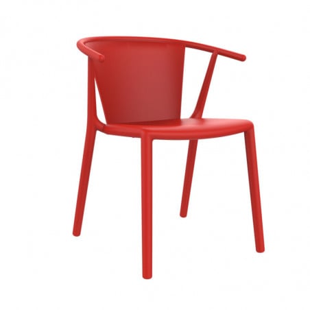 Chaise Steely - Rouge - Lot de 2 Resol - 1