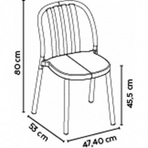 Chaise Sue Lamas - Sable - Lot de 2 Resol - 2