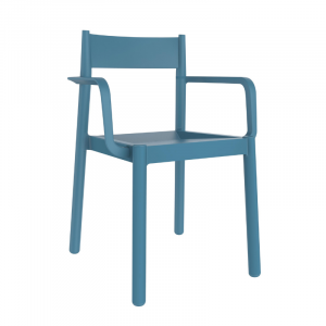 Fauteuil Danna - Bleu Retro - Lot de 4 Garbar - 1