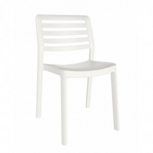 Chaise Wind - Blanc - Lot de 4 Garbar - 1