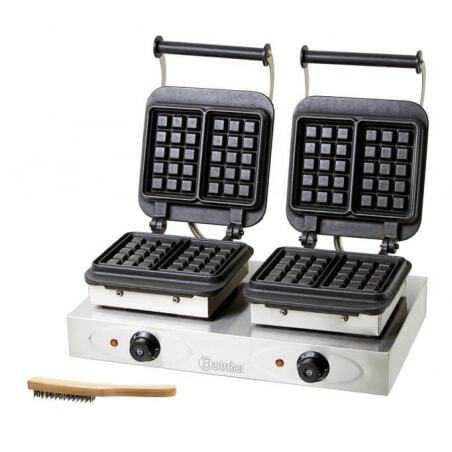 Gaufrier Professionnel Double - Gaufres Bruxelles Bartscher - 1 Gaufrier Professionnel Double - Gaufres Bruxelles Bartscher - 1