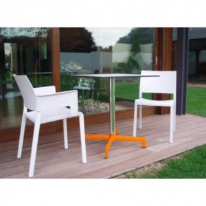 Fauteuil Fiona - Blanc - Lot de 2 Resol - 5