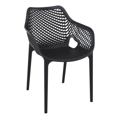 Fauteuil Grid XL - Noir - Lot de 4 Garbar - 1 Fauteuil Grid XL - Noir - Lot de 4 Garbar - 1