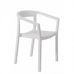 Fauteuil Peach - Blanc - Lot de 2 Resol - 1