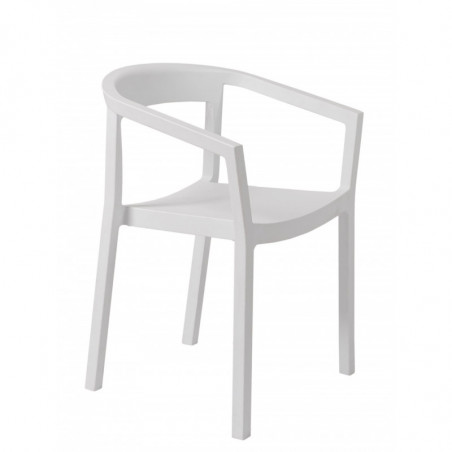 Fauteuil Peach - Blanc - Lot de 2 Resol - 1