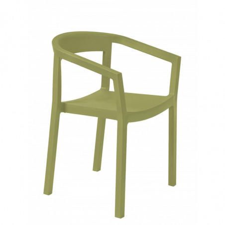 Fauteuil Peach - Vert Olive - Lot de 2 Resol - 1