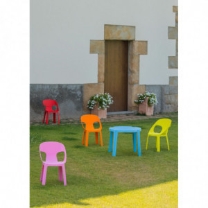 Fauteuil Rita - Bleu Ciel - Lot de 4 Garbar - 4